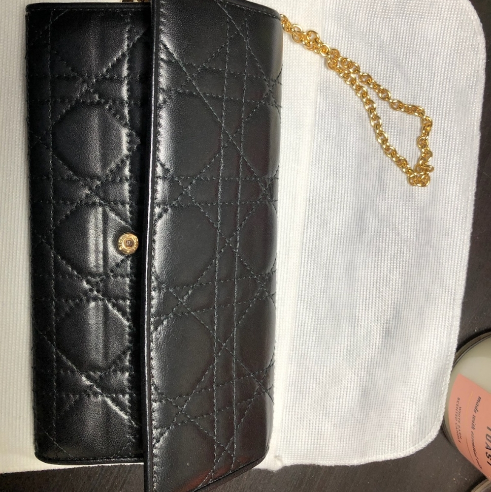 Dior wallet wristlet